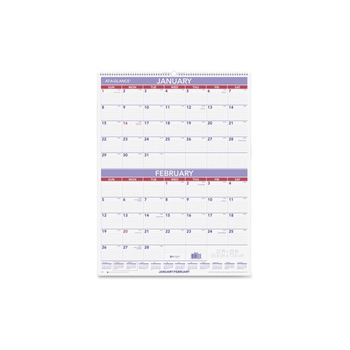 At-A-Glance 2-Month Wall Calendar