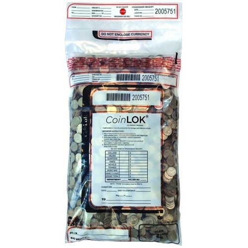 ControlTek CoinLOK Plastic Coin Bags