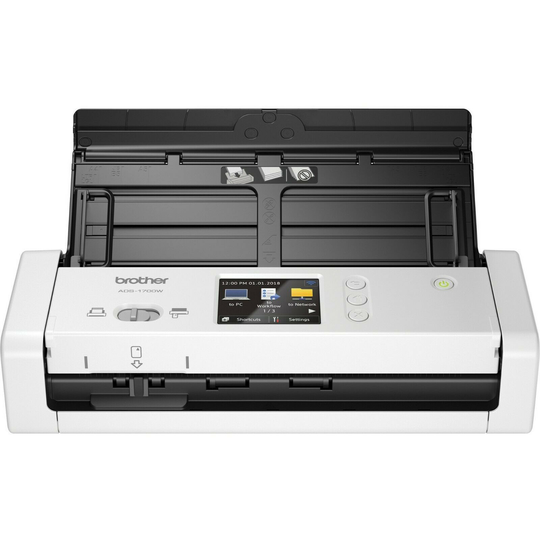 Brother ADS-1700W Wireless Compact Desktop Scanner, 48-bit Color, 25 ppm, Duplex