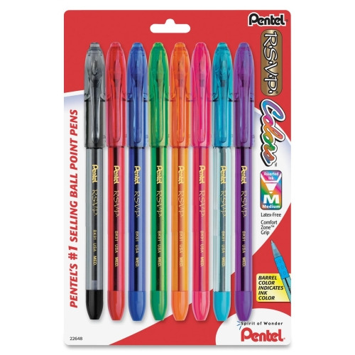 Pentel R.S.V.P. Multi Pack Stick Ballpoint Pens