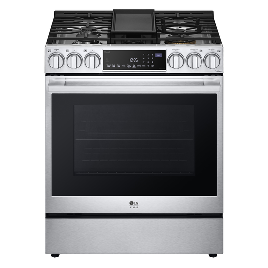LG Studio 6.3 cu ft Gas Range - Stainless Steel