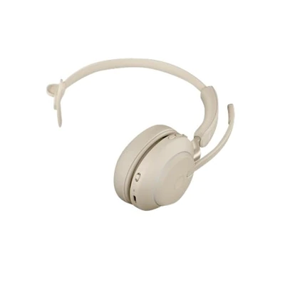 Jabra Evolve2 65 UC Mono Headset - USB-C - Beige