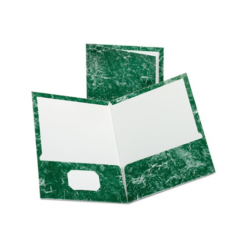 Marble Design Laminated High Gloss Twin Pocket Folder