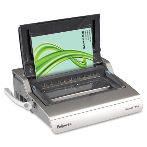 Fellowes Galaxy-E Electric Wire Binding Machine w/ Starter Kit
