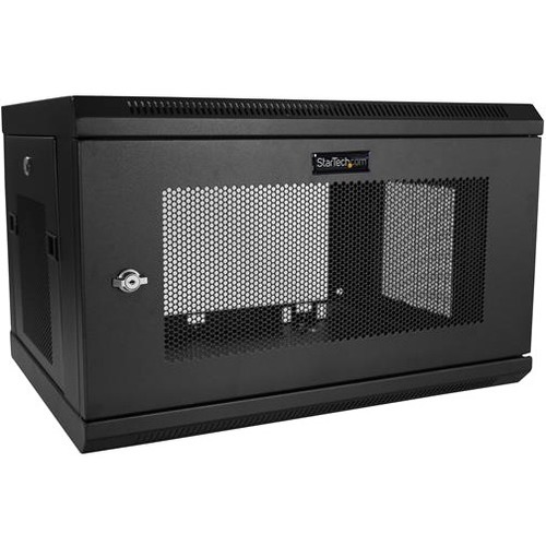 StarTech.com 6U Wallmount Server Rack Cabinet - Server Rack Enclosure - Wallmount Network Cabinet - Up to 14.8 in. Deep