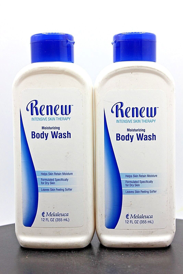 2 Pack! Melaleuca Renew Intensive Skin Therapy Moisturizing Body Wash, 12oz each