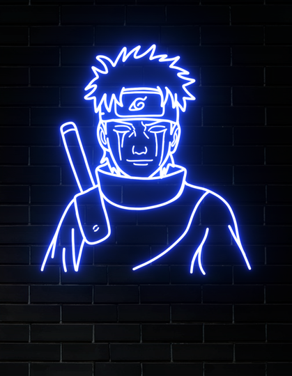 SHISUI UCHIHA - NARUTO | LED Neon Sign, Neon Custom, Home Decor, Gift Neon light