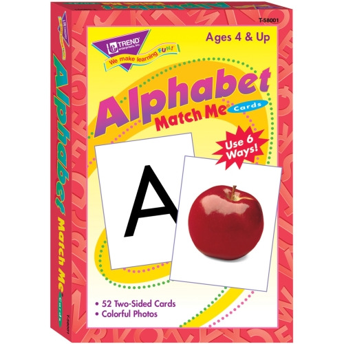 Trend Alphabet Match Me Flash Cards