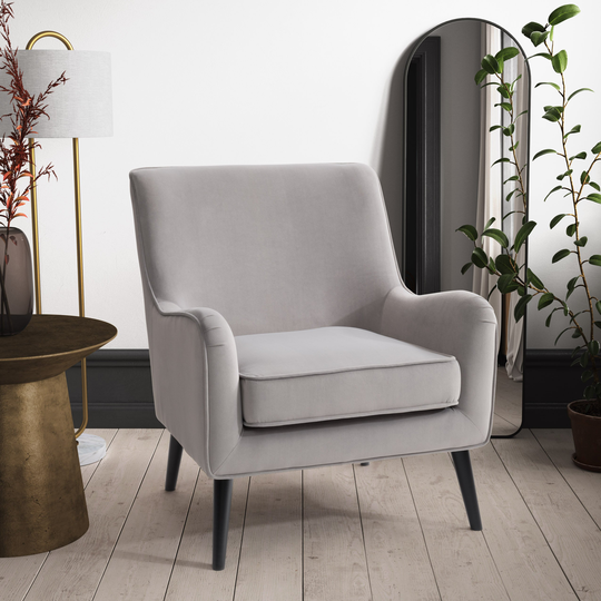 Elwood Modern Accent Chair in Gray