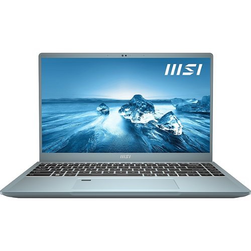 MSI - Prestige 14 14" Laptop - Intel Core i5 - 16 GB Memory - NVIDIA GeForce GTX 1650 - 512 GB SSD - Blue Stone