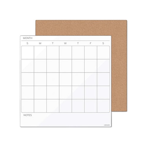 Tile Board Value Pack with Undated One Month Calendar