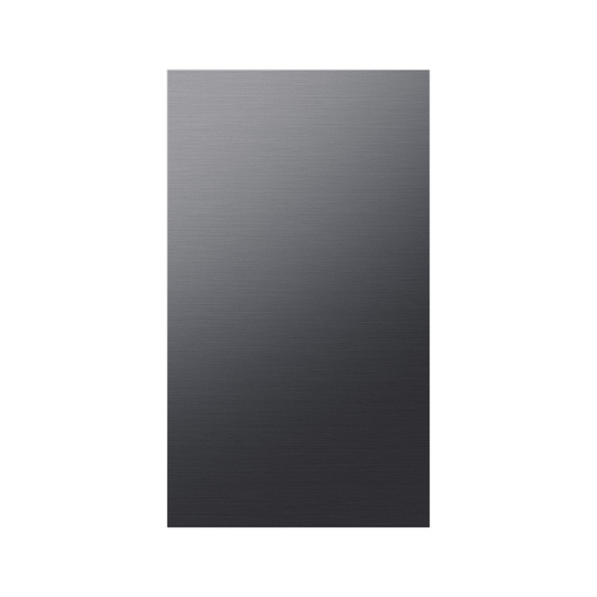SAMSUNG BESPOKE 4-Door Flexâ„¢ Refrigerator Panel in Matte Black Steel - Bottom Panel