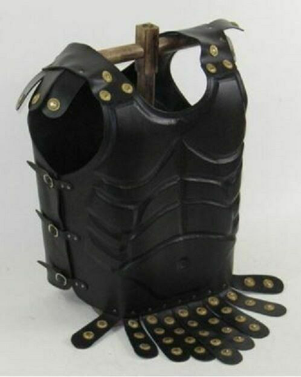 Collectibles Spartan Roman Leather Armor Jacket W/Cuirass Reenactment Gift