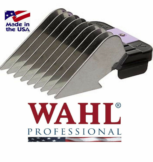 Wahl 3/4"Stainless Steel Attachment Snap on Guide Comb Fit Oster A5,Andis AG/BG