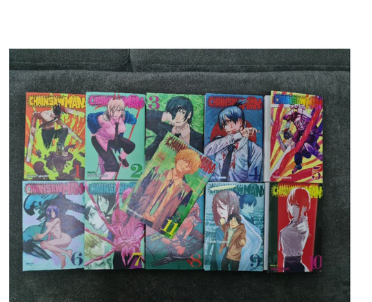 Chainsaw Man Manga Comic Volume 1-11 English Version Full Set Express Shipping