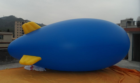 5M 16ft Giant Inflatable Advertising Blimp /Flying Helium Balloon/Free Logo