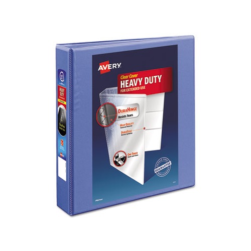 Heavy-Duty View Binder with DuraHinge and One Touch EZD Rings