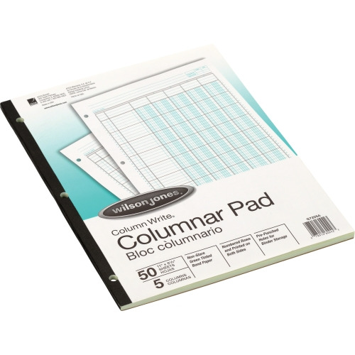 Wilson Jones Column Write Pads, 8 1/2