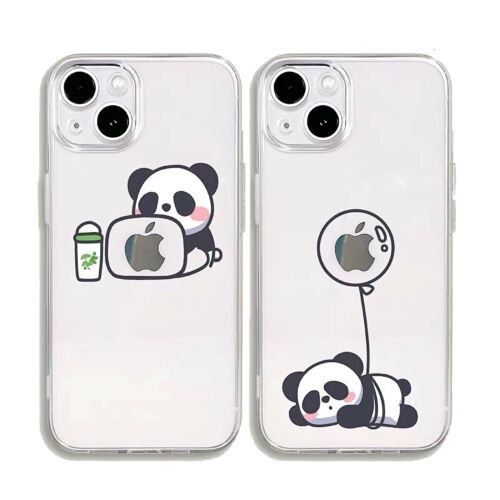 Creative Funny Cartoon Panda Phone Case For iphone 11 12 13 Pro Max XR 6s 7 8+