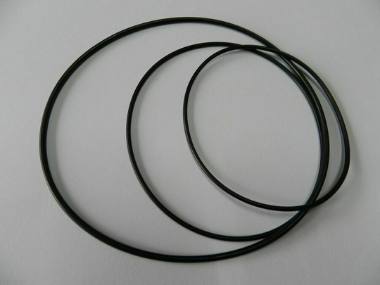 New 3 Belt Replacement SET for Grundig TK 145 De Luxe Rubber Drive Belt