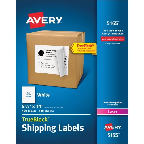 Avery Shipping Labels - TrueBlock