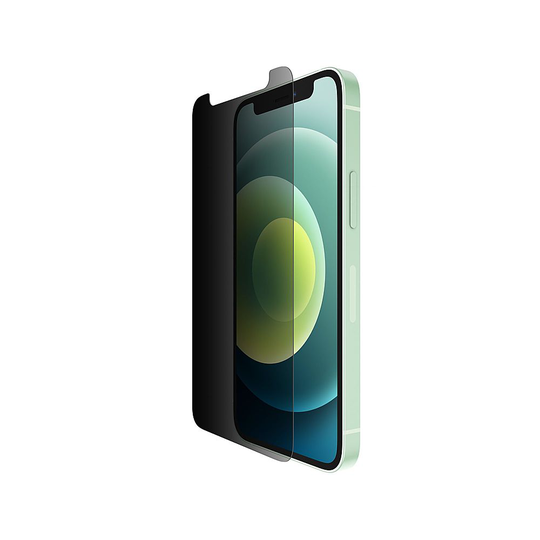 Belkin - ScreenForce Tempered Glass Privacy + Anti-Microbial - iPhone 12 Mini