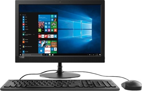 Lenovo - Geek Squad Certified Refurbished 330-20AST 19.5" All-In-One - AMD E2-Series - 4GB Memory - 500GB Hard Drive - Black