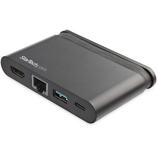 StarTech.com USB C Multiport Adapter with HDMI - 4K - Mac / Windows - 1xA + 1xC - 100W PD 3.0 (92W Laptop Charging - GbE - Wraparound Cable