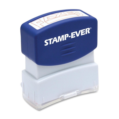 Stamp-Ever Pre-Inked Red Faxed Stamp