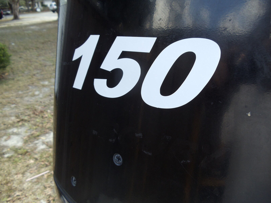 MERCURY Boat Motor COWLING Replacement DECALS for Front & Rear HORSEPOWER RATING