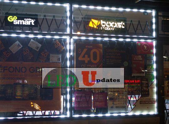 10FT LEDUPDATES STOREFRONT WINDOW LED LIGHT WHITE under cabinet W/ UL 12v Power