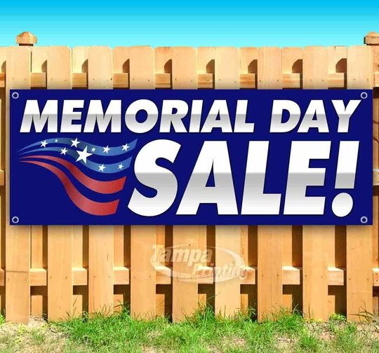 MEMORIAL DAY SALE! Advertising Vinyl Banner Flag Sign Many Sizes