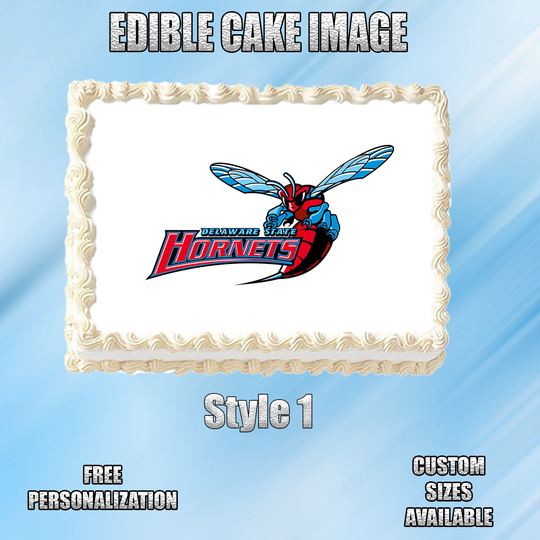 Delaware State Edible Image Topper Cupcake Frosting 1/4 Sheet 8.5 x 11"