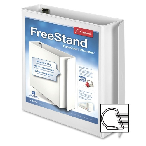 Cardinal FreeStand Easy Open Slant-D Ring Binder