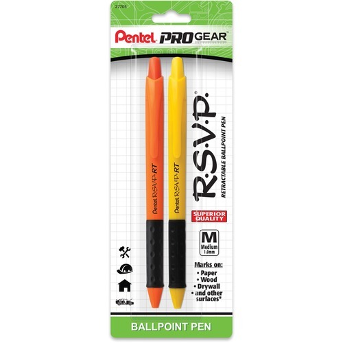 Pentel PROGear R.S.V.P. 1.0mm Retractable Pen