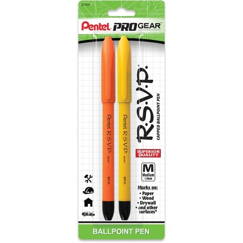 Pentel PROGear R.S.V.P. 1.0mm Capped Ballpoint Pen