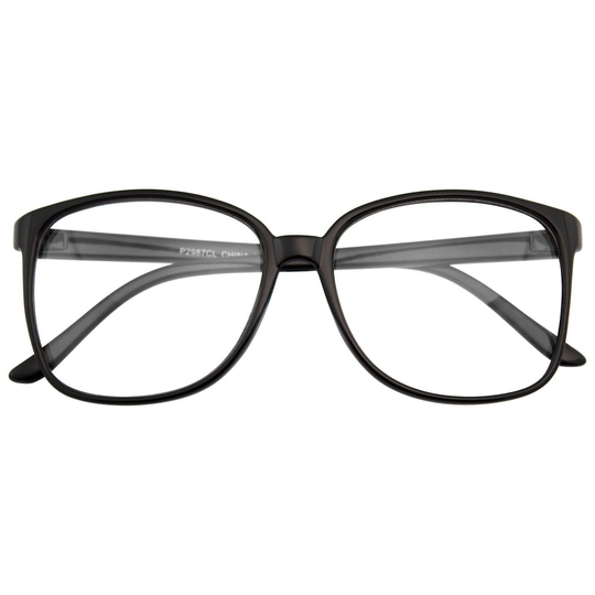 Large Oversized Geek Fashion Glasses Clear Lens Thin Frame Nerd Glasses