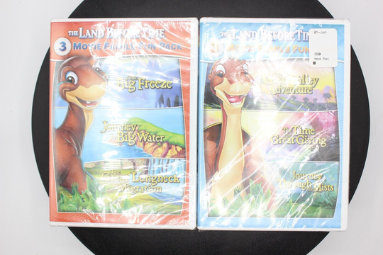 6 Movies in all! The Land Before Time (2)3 Movie Family Fun Pack DVD Set