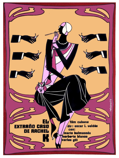 4933.El case extra'±o del rachel k.film cubano.POSTER.decor Home Office art
