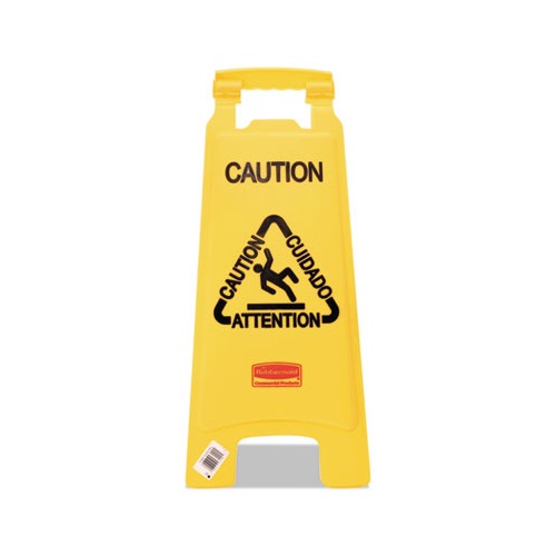 Multilingual Caution Floor Sign