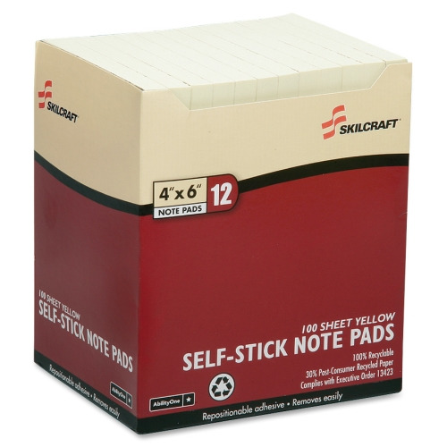 SKILCRAFT Self-Stick Note Pad