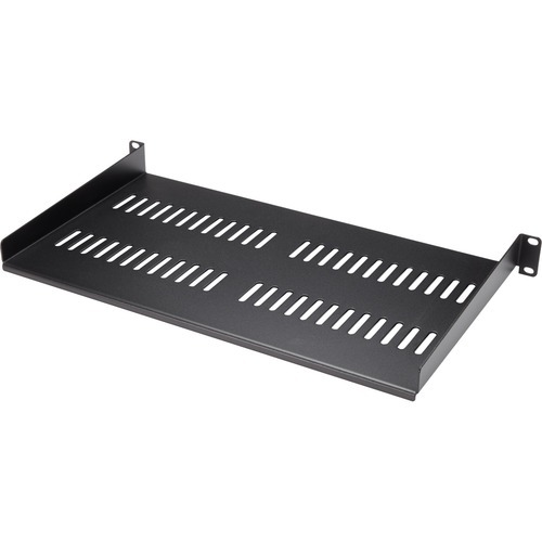 StarTech.com Vented 1U Rack Shelf - 10in Deep - 1U Rack Mount Shelf