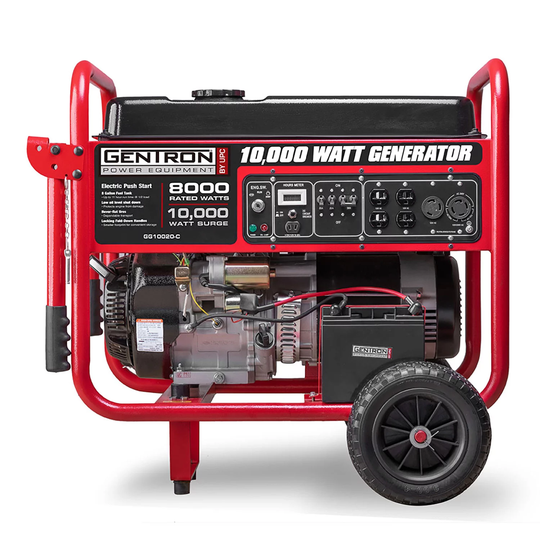 Gentron 10,000 Watt Gas Generator with Electric Start (CARB certified)