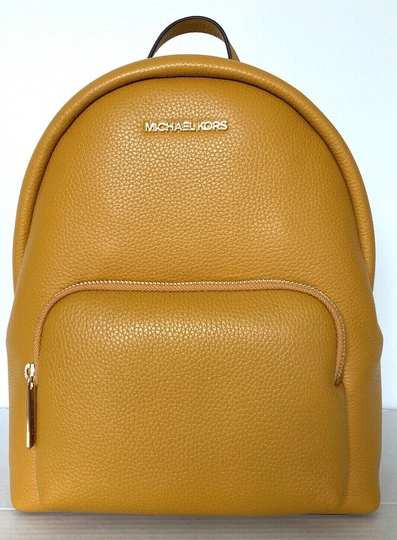 Neuf Michael Kors Erin M Sac à Dos Galets Cuir Doré Avec Poussière Sac