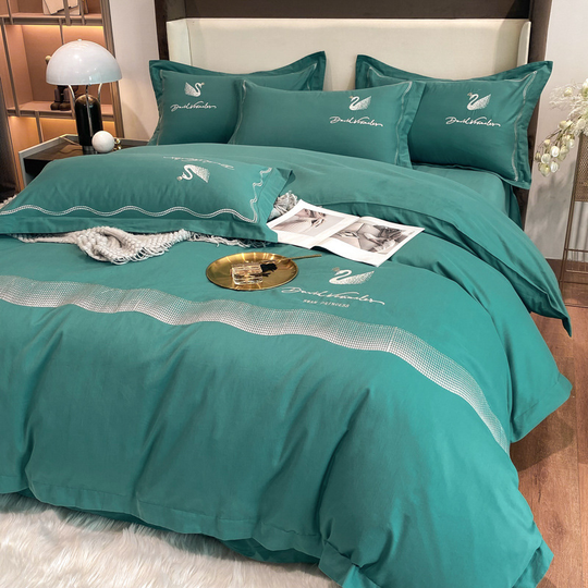 High-Grade Maternal And Child Lev-1.5M Flat Sheet 4 1- 4Pcs No. 6 - Turquoise Gr