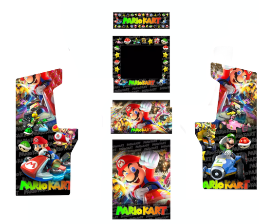 ARCADE1UP Legacy, ARCADE 1UP Mario Kart ARCADE DESIGN/Cabinet Artwork Graphics