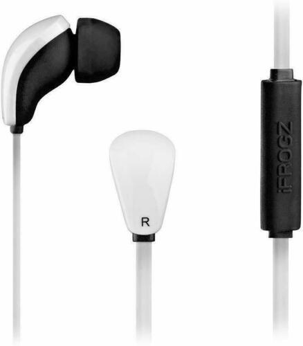 iFrogz Coda Series Earbud Headphones with Microphone, White/Black