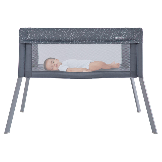 Kolcraft Cloud Light Portable Bassinet, Gray/White