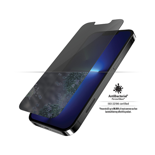 Panzerglass - Privacy Screen Protector for Apple iPhone 13 Pro Max - Black