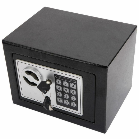 Functiona Electronic Safe Box Keypad Lock Security Home Office Gun Valuables
